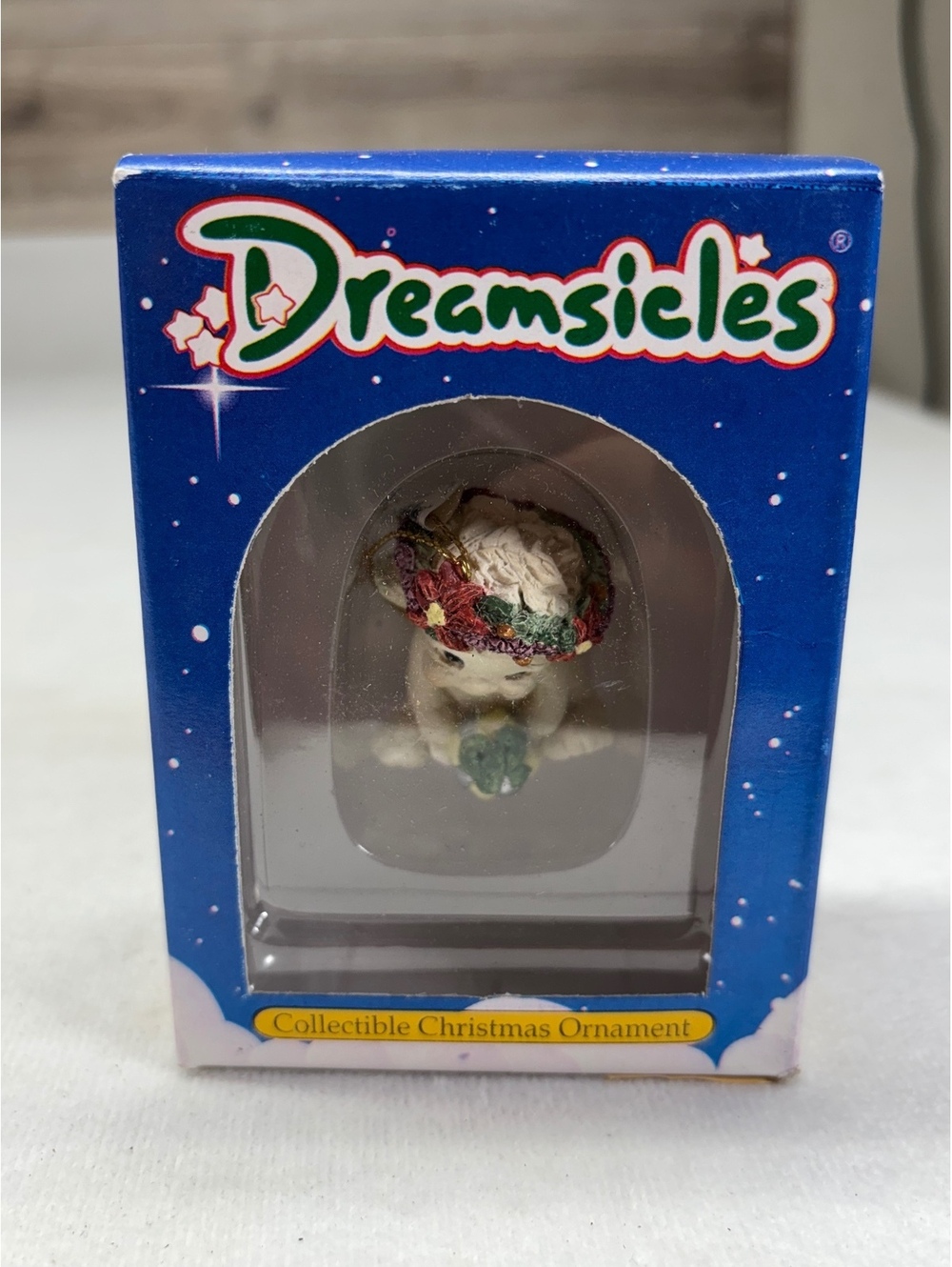 1995 Collectible Christmas Angel Cherub Ornament by Kristin Haynes